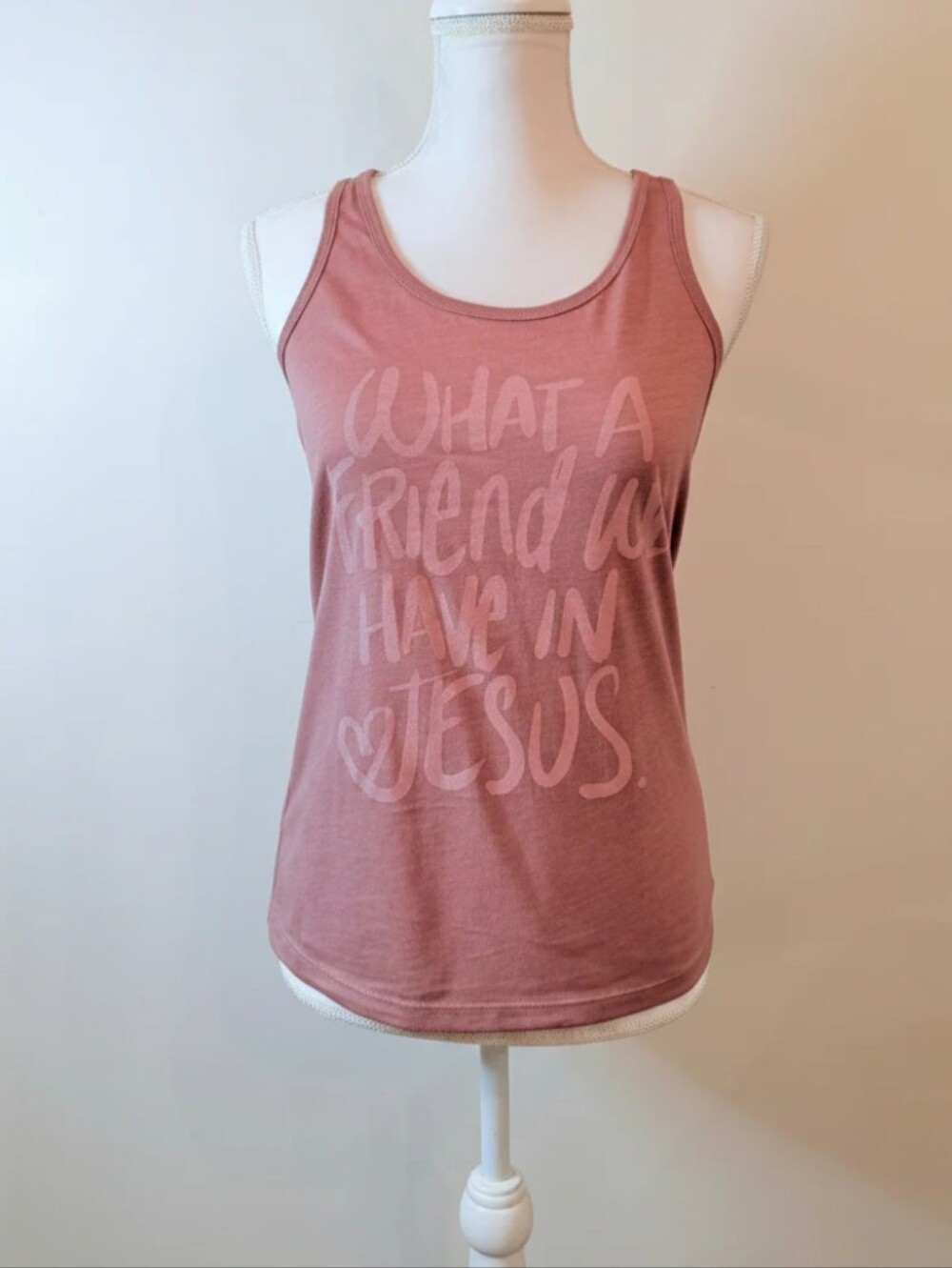 XXL "What a Friend We Have In Jesus" Racerback Tank- NWT